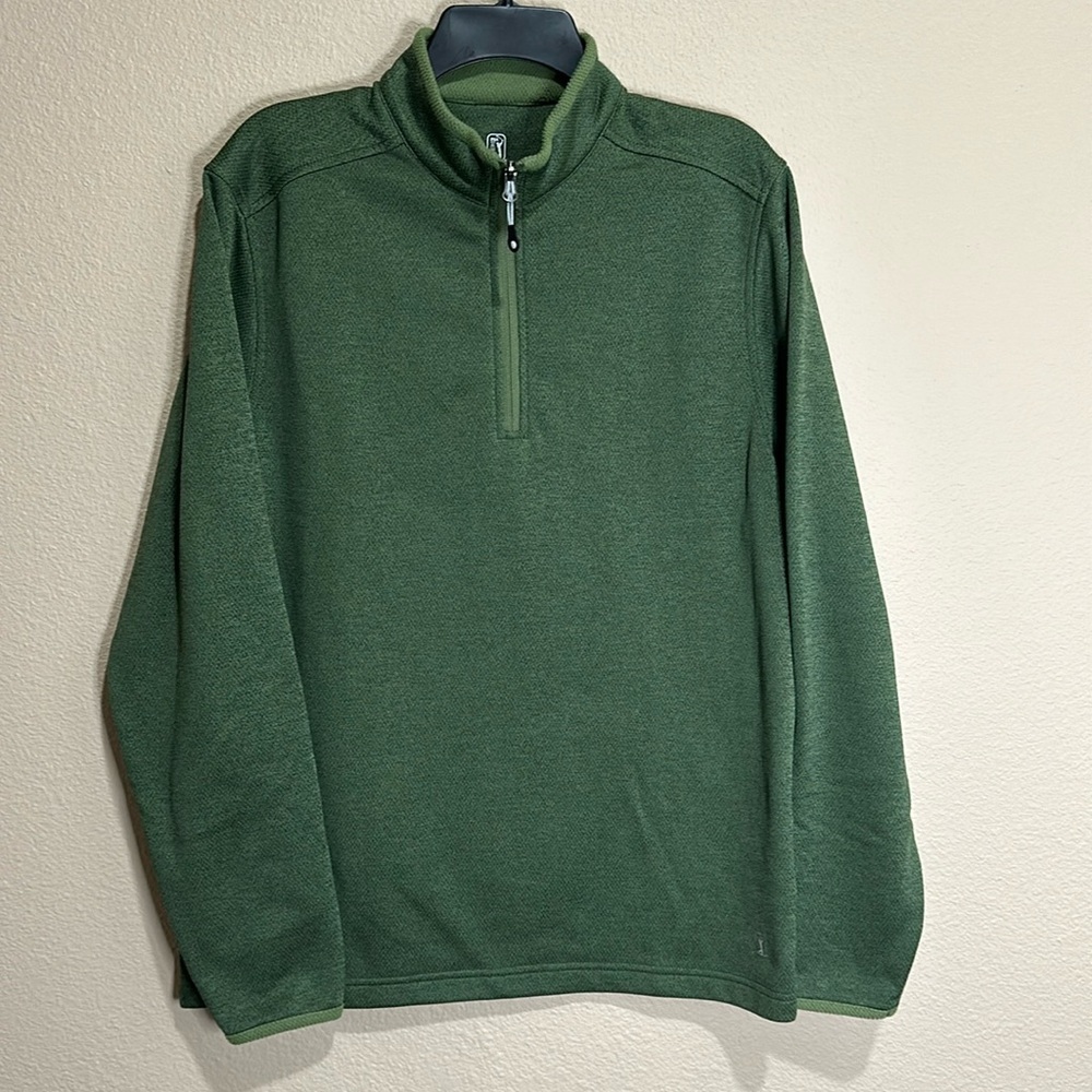PGA TOUR Men’s Quarter Zip Pull Over Sweatshirt, Size M, EUC